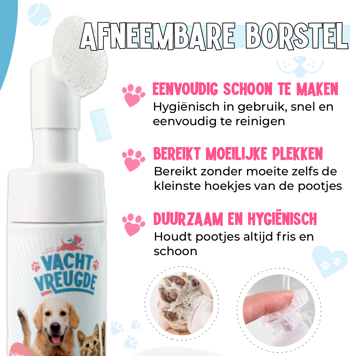 Pootreiniger voor Honden en Katten