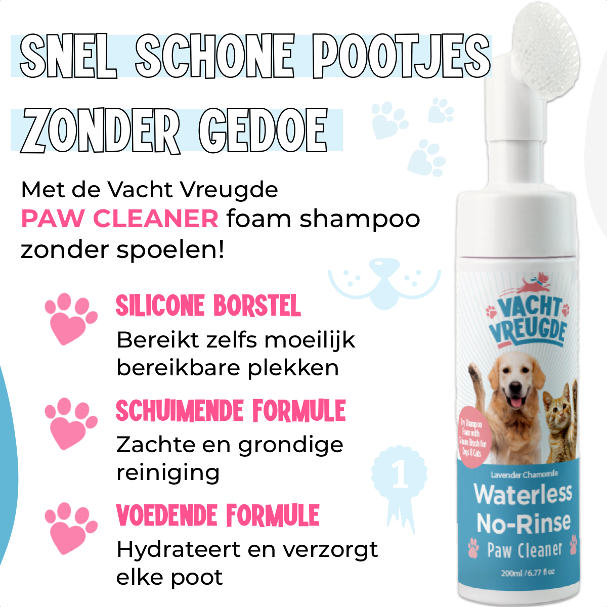 Pootreiniger voor Honden en Katten
