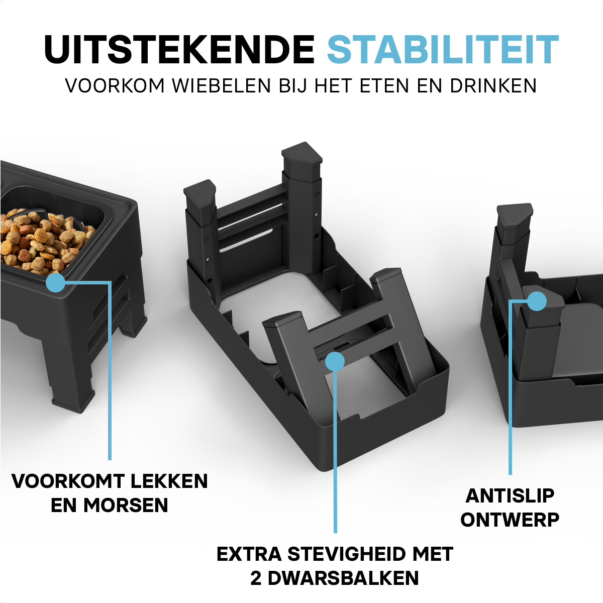 Drink- en Voerbak voor Honden
