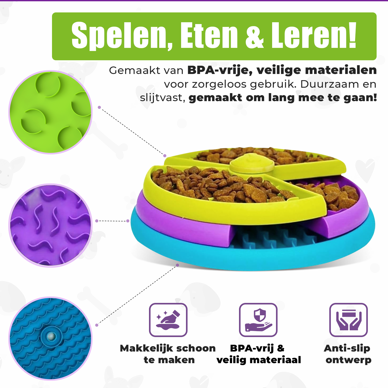 Anti Schrokbak voor Honden