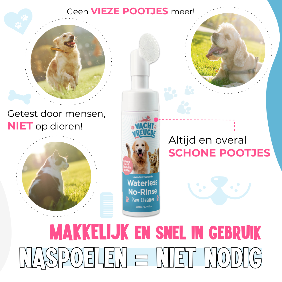 Pootreiniger voor Honden en Katten