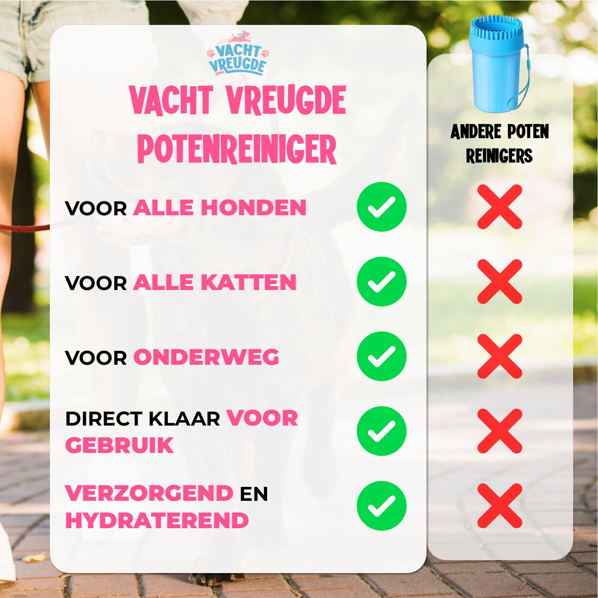 Pootreiniger voor Honden en Katten