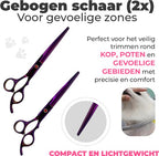 Hondenscharenset 5-delig – paars