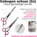 Hondenscharenset 5-delig – zilver/roze