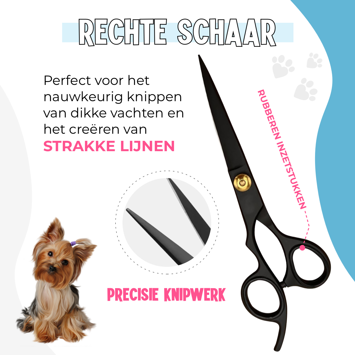 Hondenscharenset 5-delig – zwart