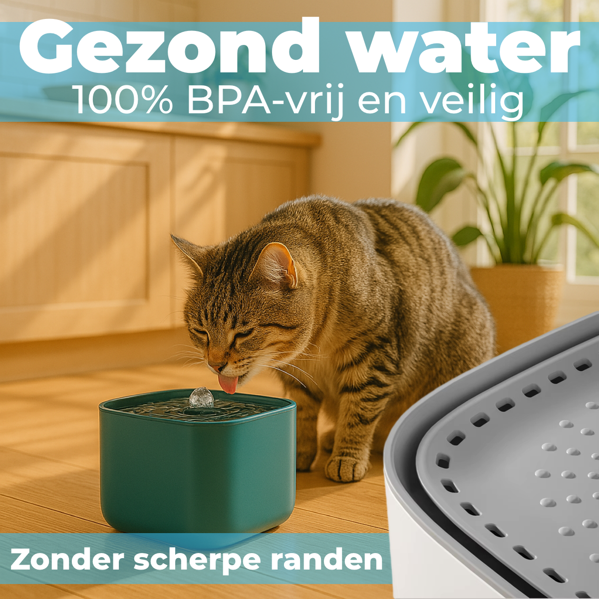 Waterfontein voor Honden en Katten